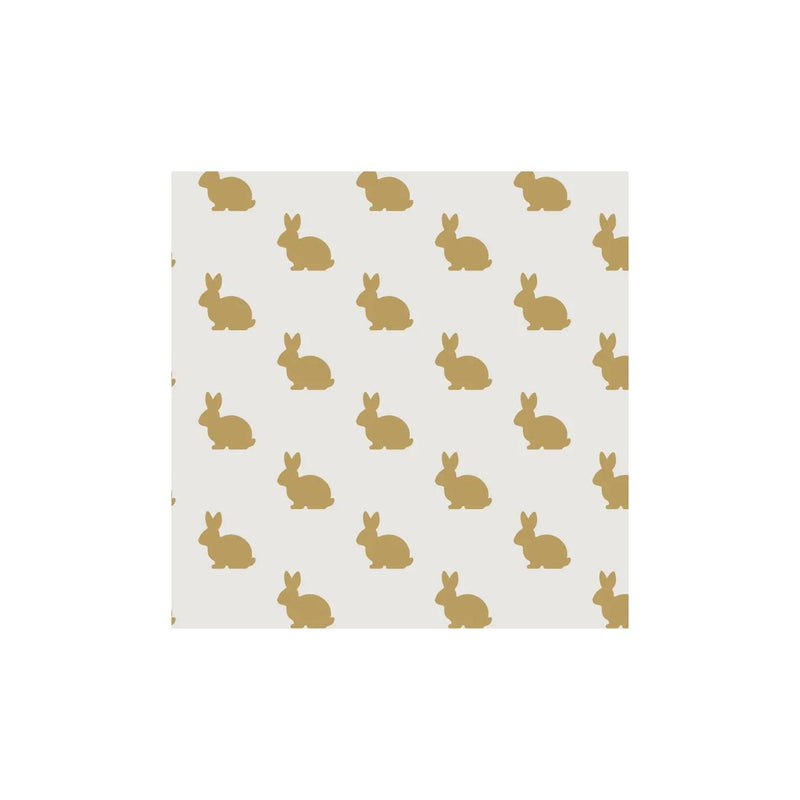 Duni servetten golden bunny 24cm