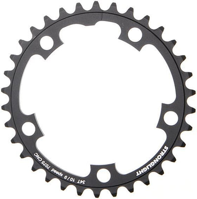 Stronglight kettingblad zircal 7075 t6 chain ring strongl.zircal 70750t6 110mm 34t b