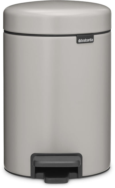 Brabantia newicon prullenbak - 3 liter badkamer - soft grey