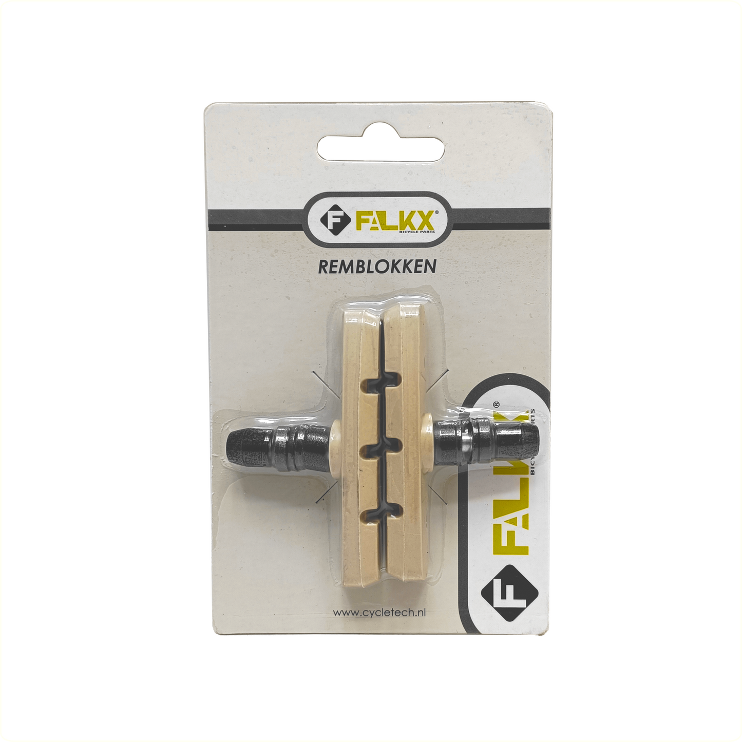 Falkx remblokken v-brake wit per paar