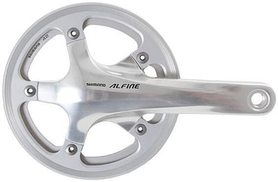 Shimano kettenradgarnitur alfine fc-s501 crankset shim.alfi.fcs501 45t.170mm ht2 1sp sil