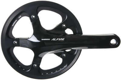Shimano kettenradgarnitur alfine fc-s501 crankset shim.alfi.fcs501 45t.170mm ht2 1sp bl.