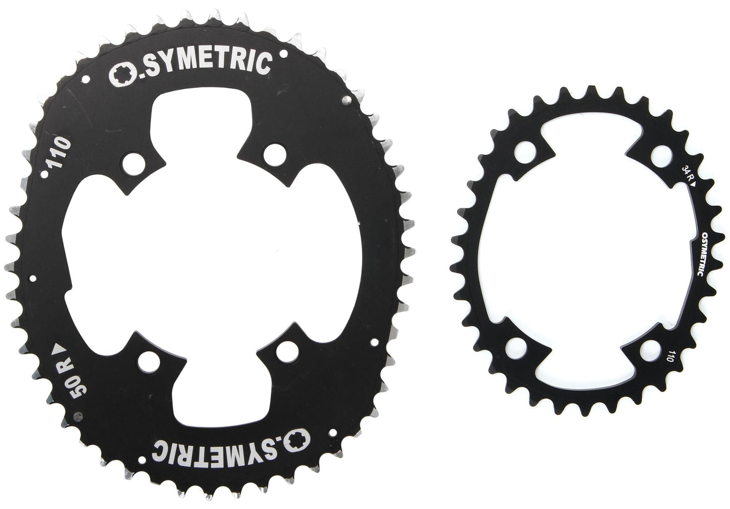 O.symetric kettingblad chain ring 34 50t kit