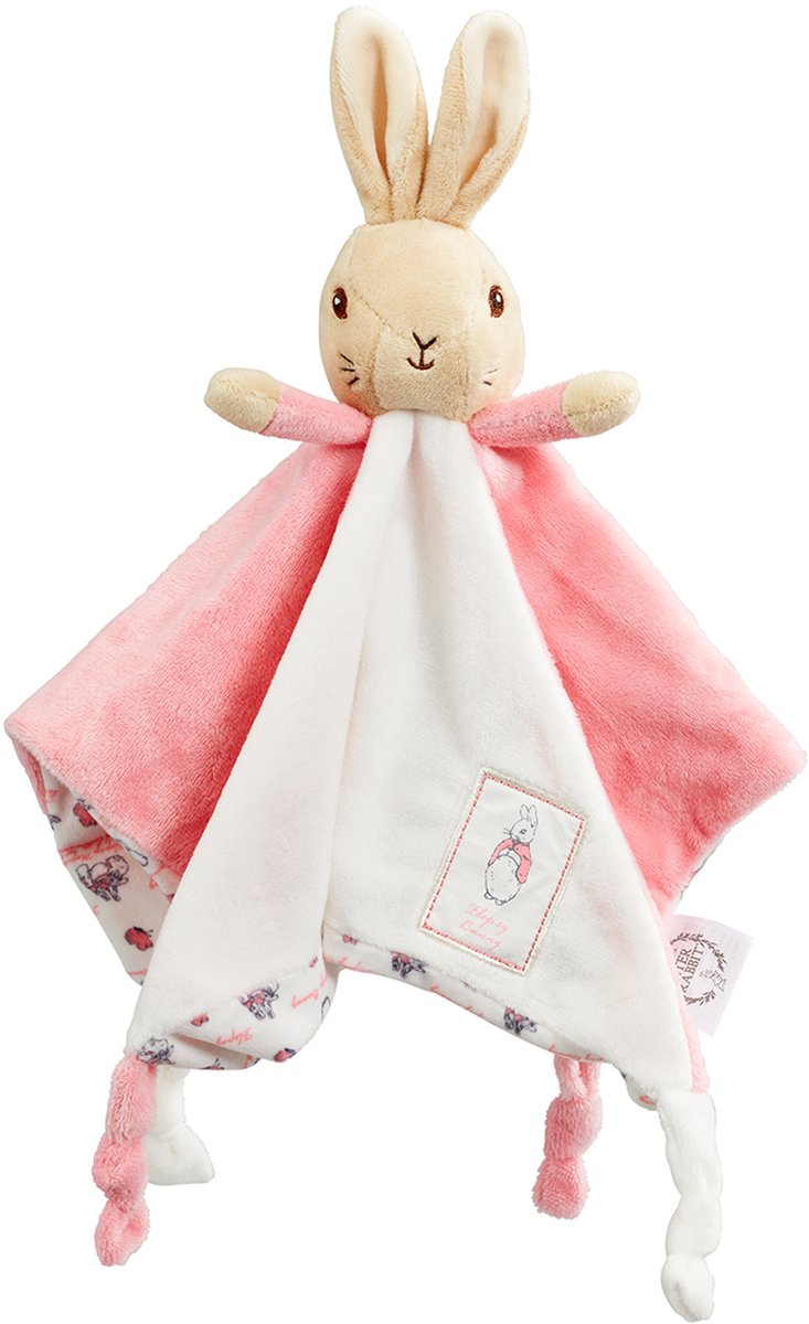 Rainbow designs peter rabbit knuffeldoekje tutje roze 30cm