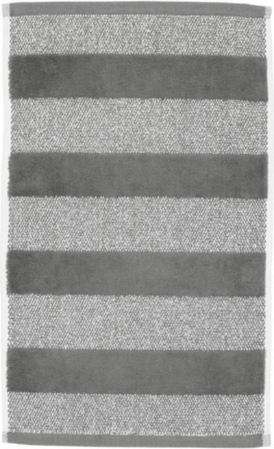Beddinghouse sheer stripe - gastendoekje - 30x50cm - antraciet
