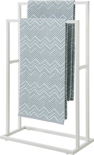 Sealskin carré - handdoekrek vrijstaand - 24 x 48 x 78,5 cm - voor 2 handdoeken - wit