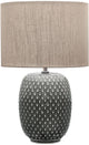 Pauleen led tafellamp pretty classy - e27 - max. 60w - wookamer, slaapkamer eetkamer - grijs beige