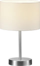 Trio hotel - tafellamp - nikkel mat - excl. 1x e14 4,9 w - snoerschakelaar