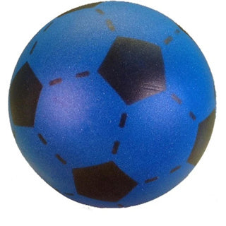 Overige merken soft voetbal 20 cm blauw zwart