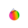 Regenboogbal met koord | 4 stuks