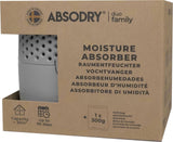 Absodry duo family bag vochtvanger series 3 grey - inclusief 1 vulling - afbeelding 2