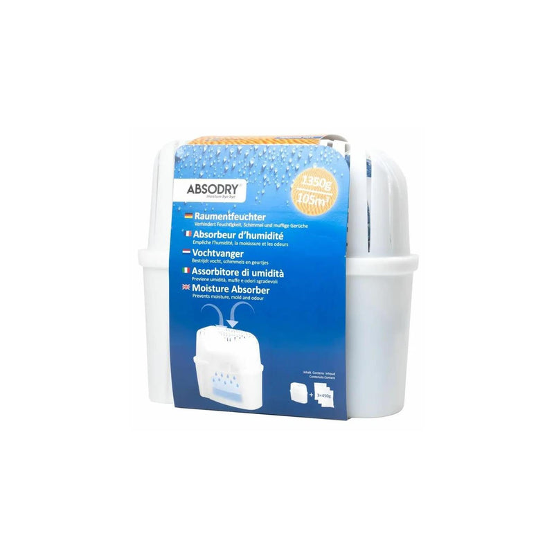 Absodry vochtvanger + 3x refill 450gr