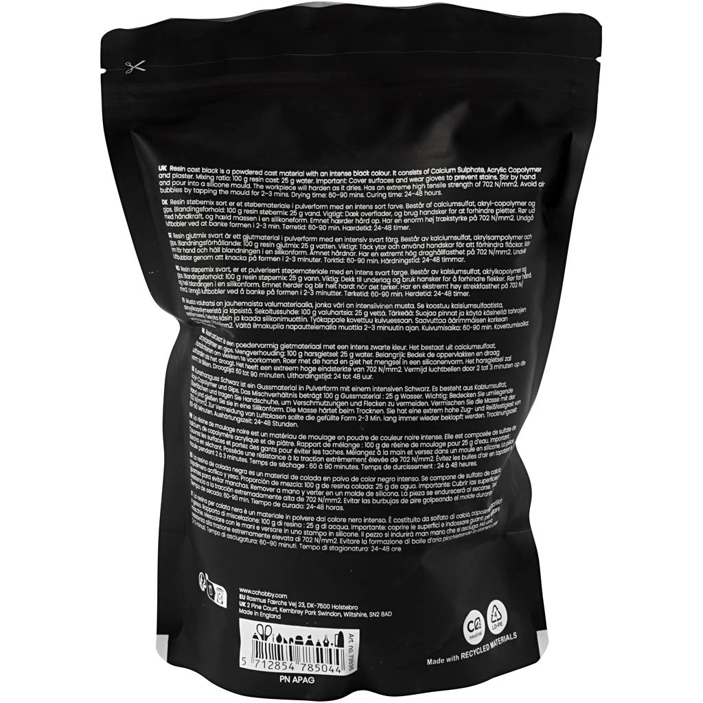 Creativ company giethars zwart - 800gr.