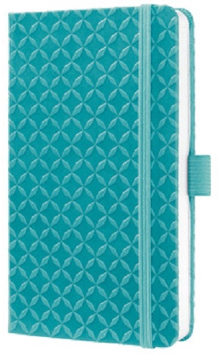 Sigel notitieboek jolie flair a6 hardcover 174 pagina's lijn 80 grams papier aqua groen