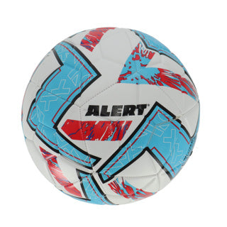 Alert voetbal luxe wit blauw | 2 stuks