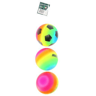 Alert regenboog voetbal maat 6 60 g