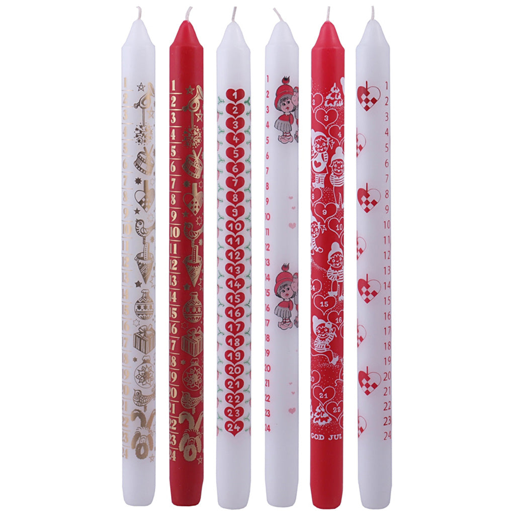 Https: www.cchobby.nl adventkaarsen-h-30-cm-d-22-mm-rood-wit-24-stuk-1-doos