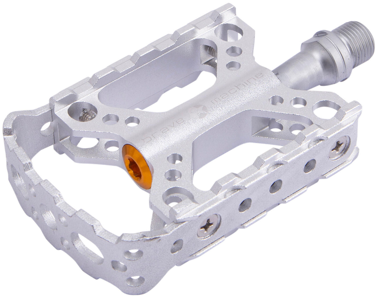 Brave pedaal platform pedal silver