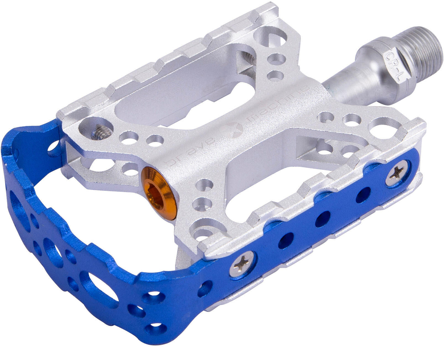 Brave pedaal platform pedal blue