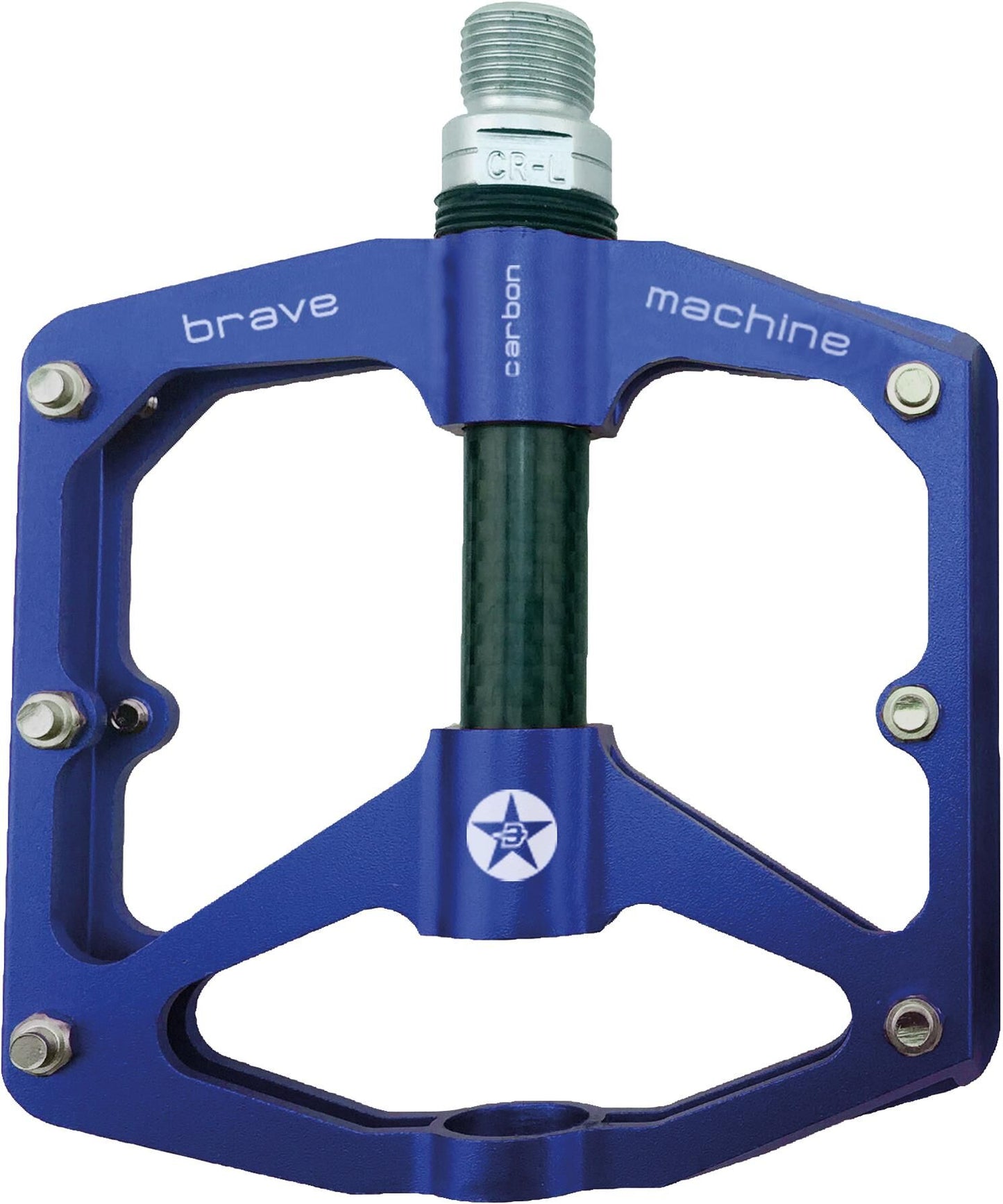 Brave platformpedaal freeride carbon mod. 19 platform pedal freeride carbon blue