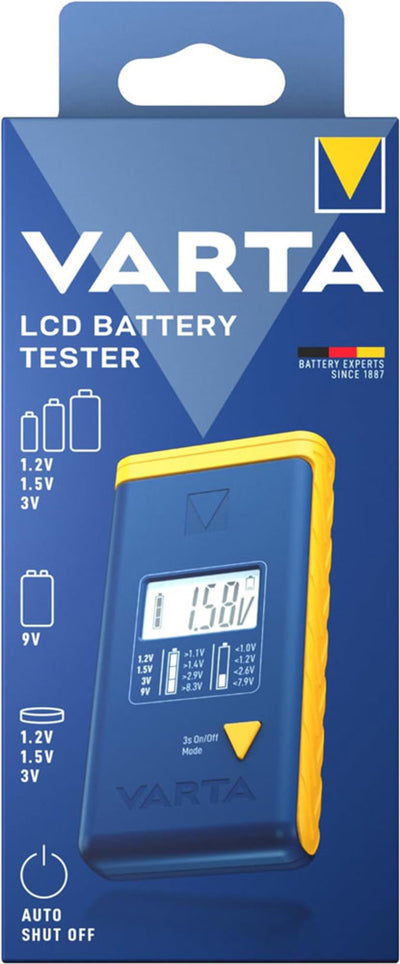 Varta lcd digital batterij tester