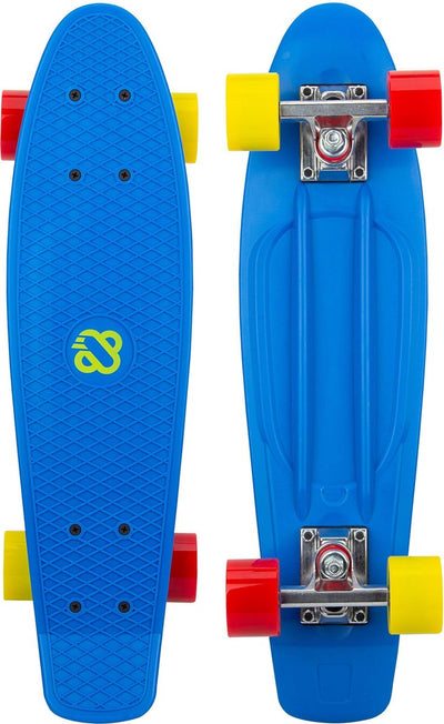 Nijdam flipgrip skateboard - sailor stroll - blauw one size