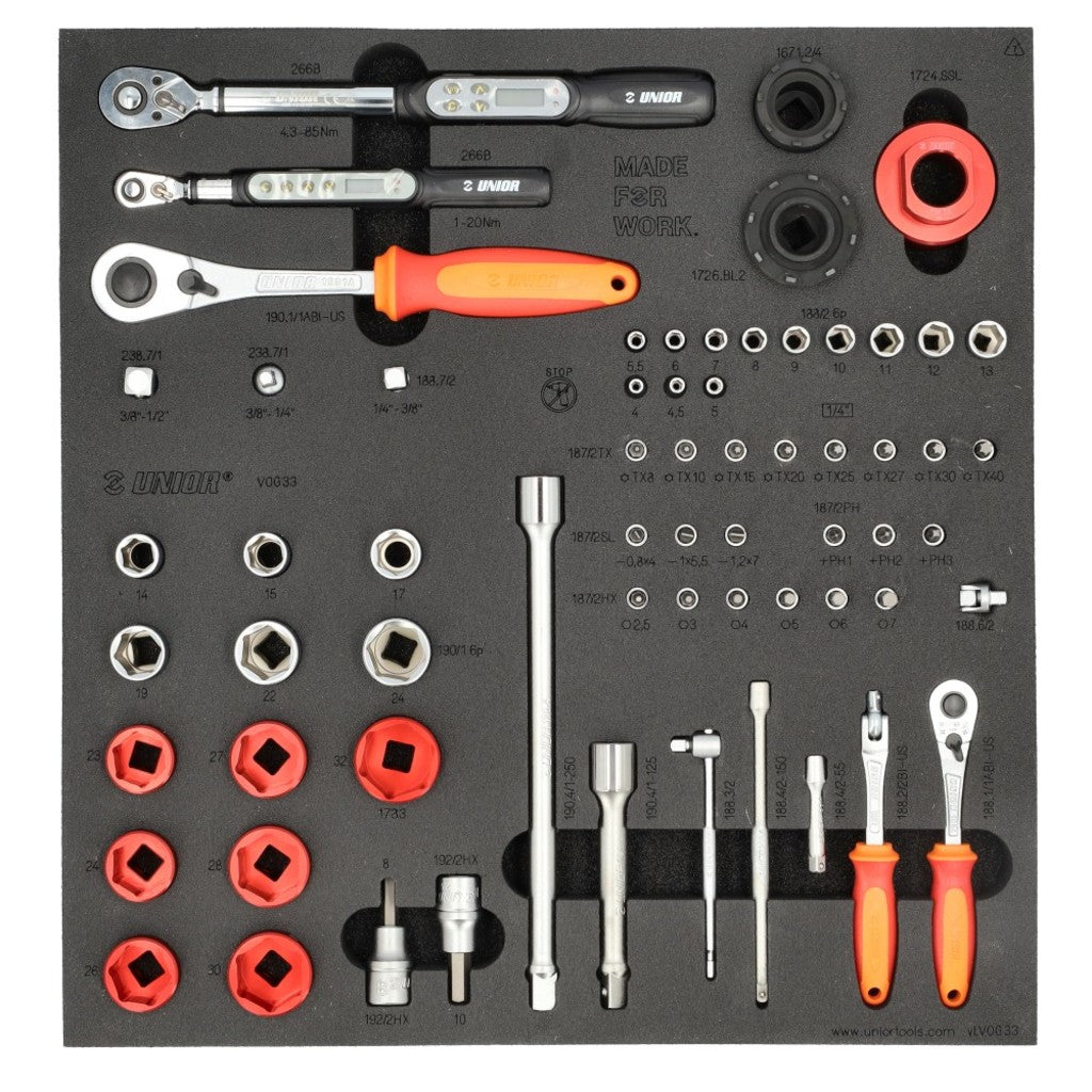 Unior gereedschap inlay werkbank xlc