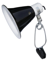 Komodo black dome clamp lamp fixture - afbeelding 1