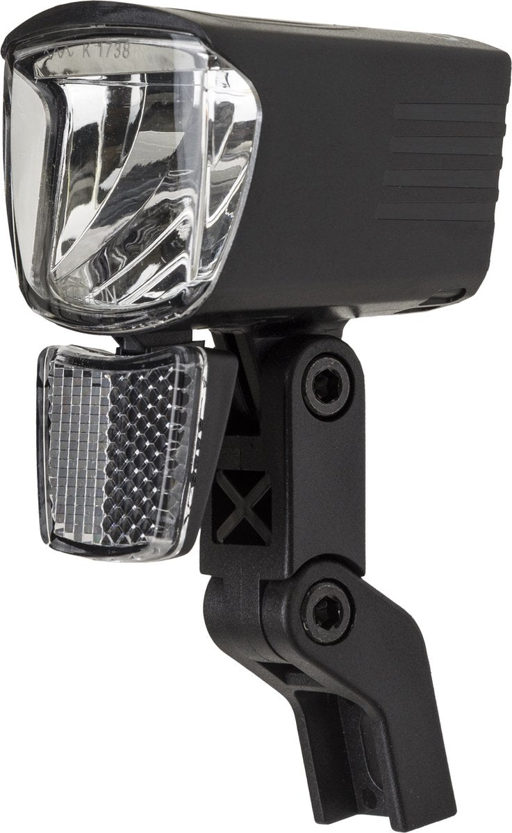 Cordo spark xl led koplamp - 80 lux - naafdynamo - zwart