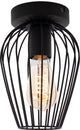 Eglo newtown plafondlamp - e27 - ø 16 cm - zwart