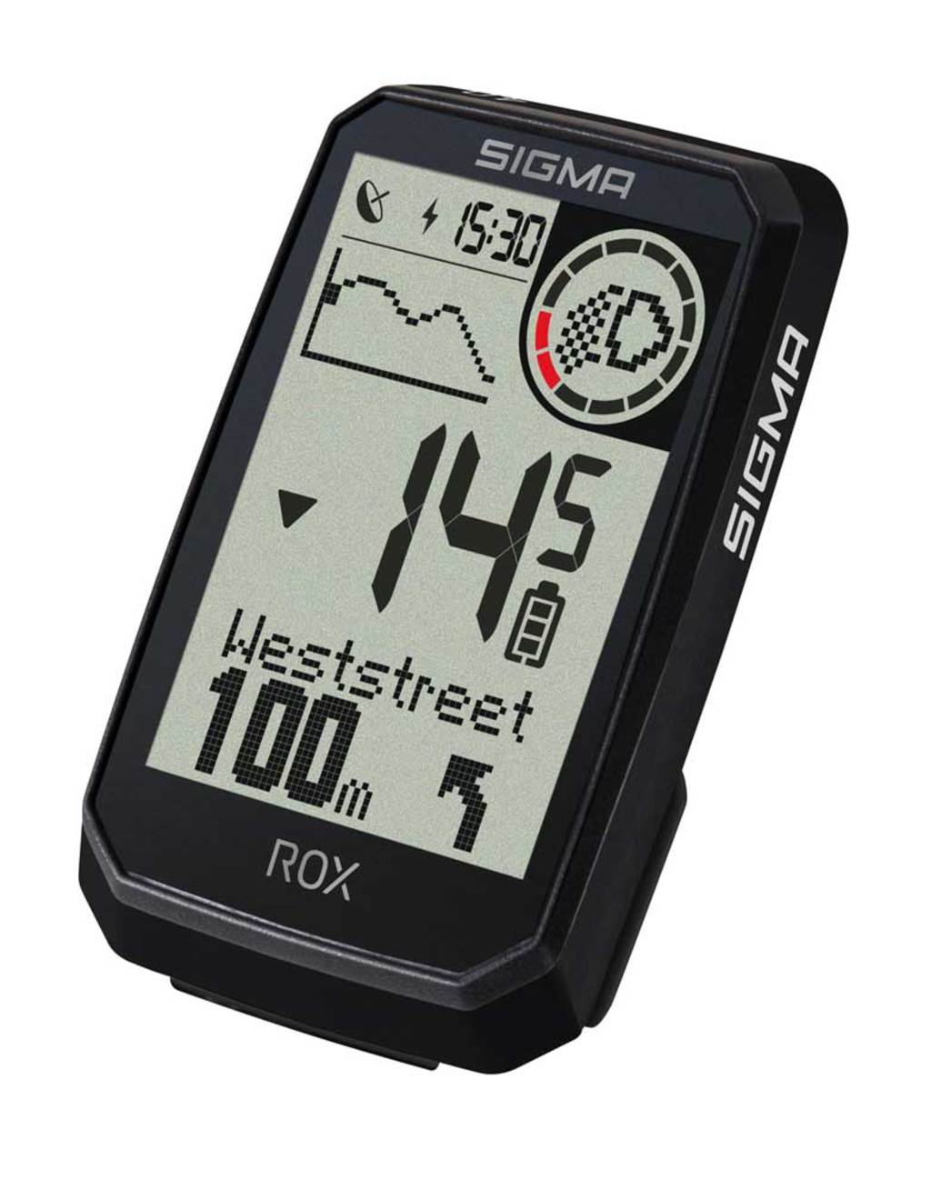 Sigma sport gps bike-computers rox 4.0 endurance black with set rear wheel
