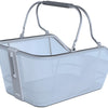 Basil fietsmand cento tech fiber nordlicht mik 21 liter 39 x 24 x 15 cm blauw zilver