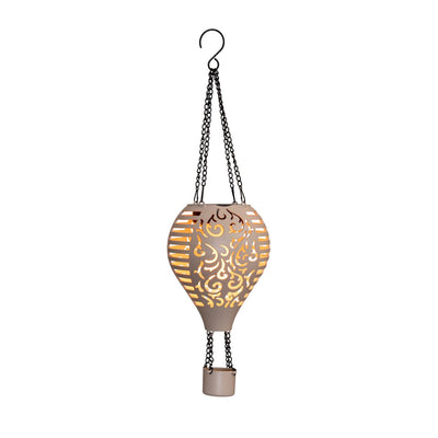Anna's collection solar luchtballon vlameffect zand 10led 12,7x38cm 1xaaa 300mah