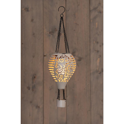Anna's collection solar luchtballon vlameffect zand 10led 12,7x38cm 1xaaa 300mah
