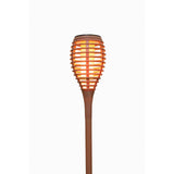 Anna's collection solar fakkel met vlameffect terra 12led 10x61cm - afbeelding 1