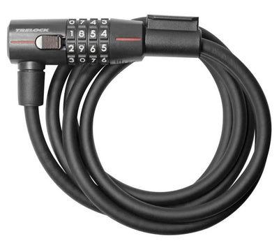 Trelock sk415 spiraalkabelslot code 180 15mm zwart