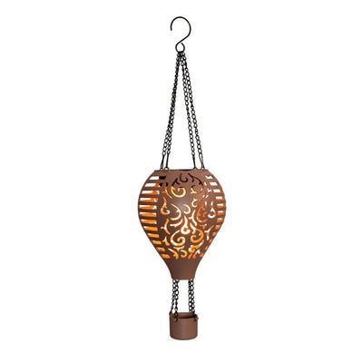 Anna's collection solar luchtballon vlameffect terra 10led 12,7x38cm 1xaaa 300mah