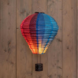 Anna's collection solar luchtballon nylon met vlameffect 22led 29x58cm - afbeelding 2