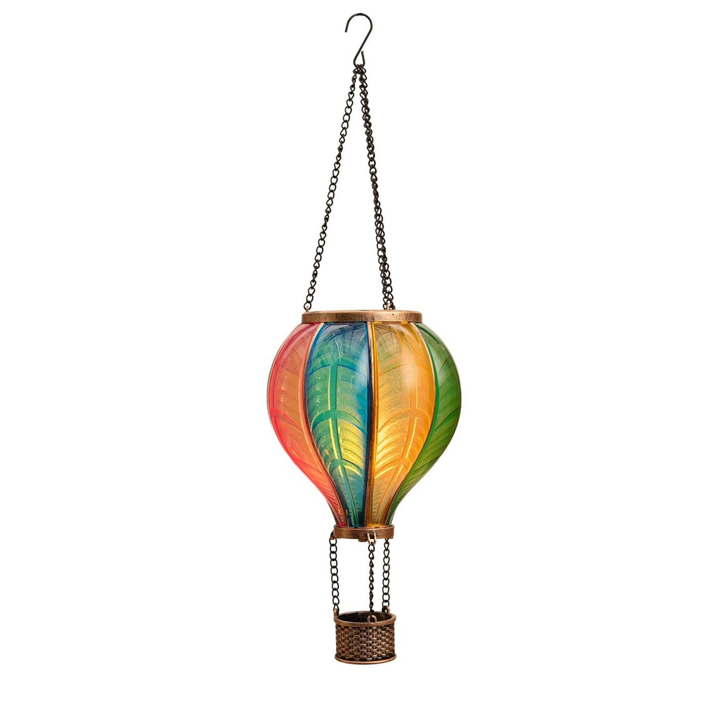 Anna's collection led solar luchtballon vlameffect 29x86cm