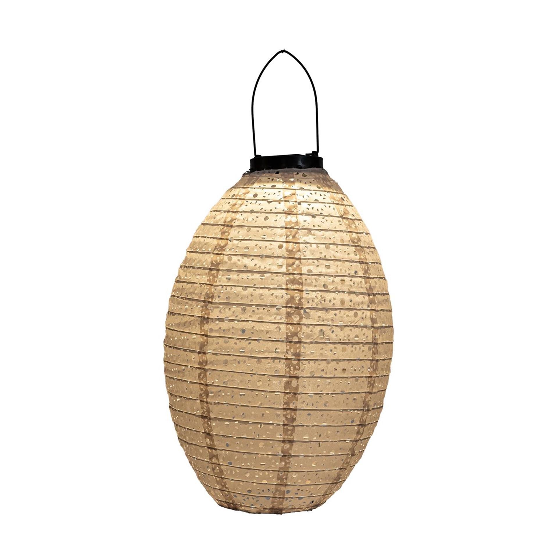 Anna's collection solar lampion marrakesh zand 22x32cm