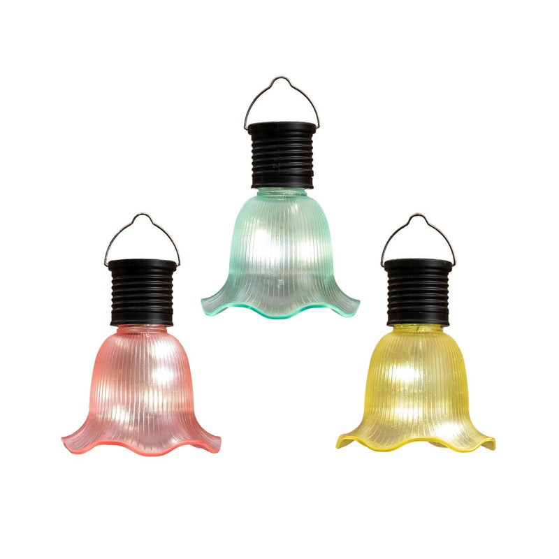 Anna's collection led solar lampje bloem 8x10cm