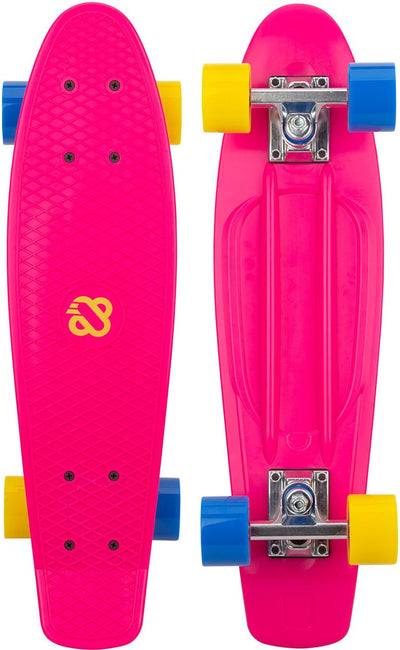 Nijdam flipgrip skateboard - punky power - fuchsia one size