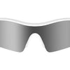 Trivio - fietsbril vento nova wit lens zwart mirror