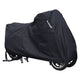Ds covers motorhoes alfa 3w met ruimte voor topkoffer - zwart