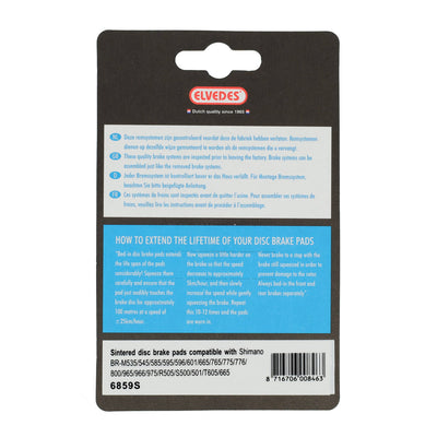Schijfremblokset Elvedes Shimano TRP Dash - gesinterd (1 paar)