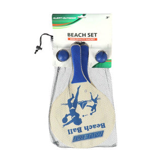 Alert beachball set deluxe hout