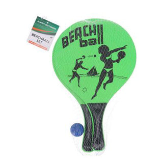 Alert houten beachball set verschillende uitvoeringen
