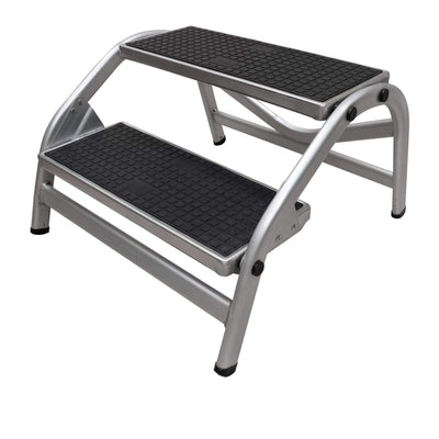Darwin xl aluminium dubbele opstap met extra brede treden