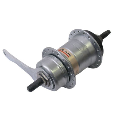 Shimano versnellingsnaaf 3 speed nexus dx sg-3c41 120 168 36 c-brake - zilver