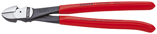 Knipex kracht-zijsnijtang 74 01 250 kniptang (rood)